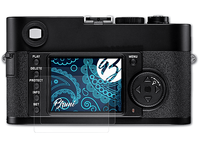 BRUNI 2x Basics-Clear M8) Leica Schutzfolie(für