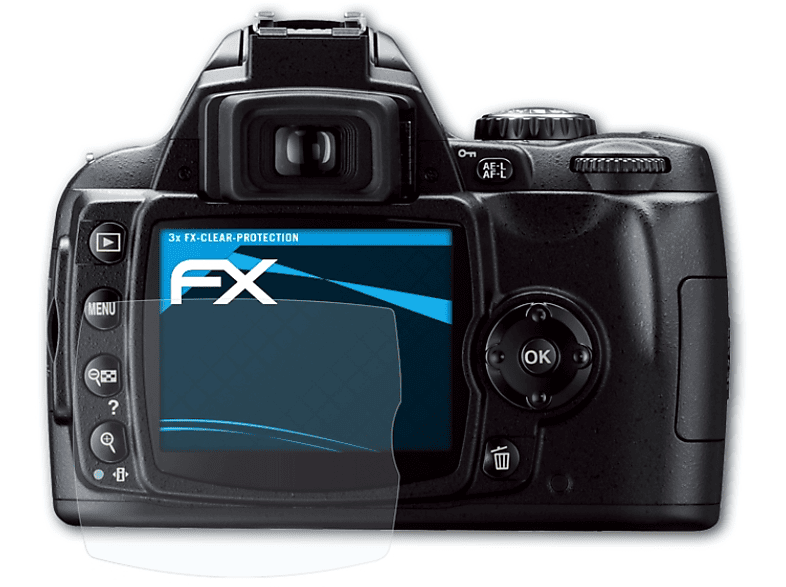ATFOLIX 3x FX-Clear Displayschutz(für D40) Nikon