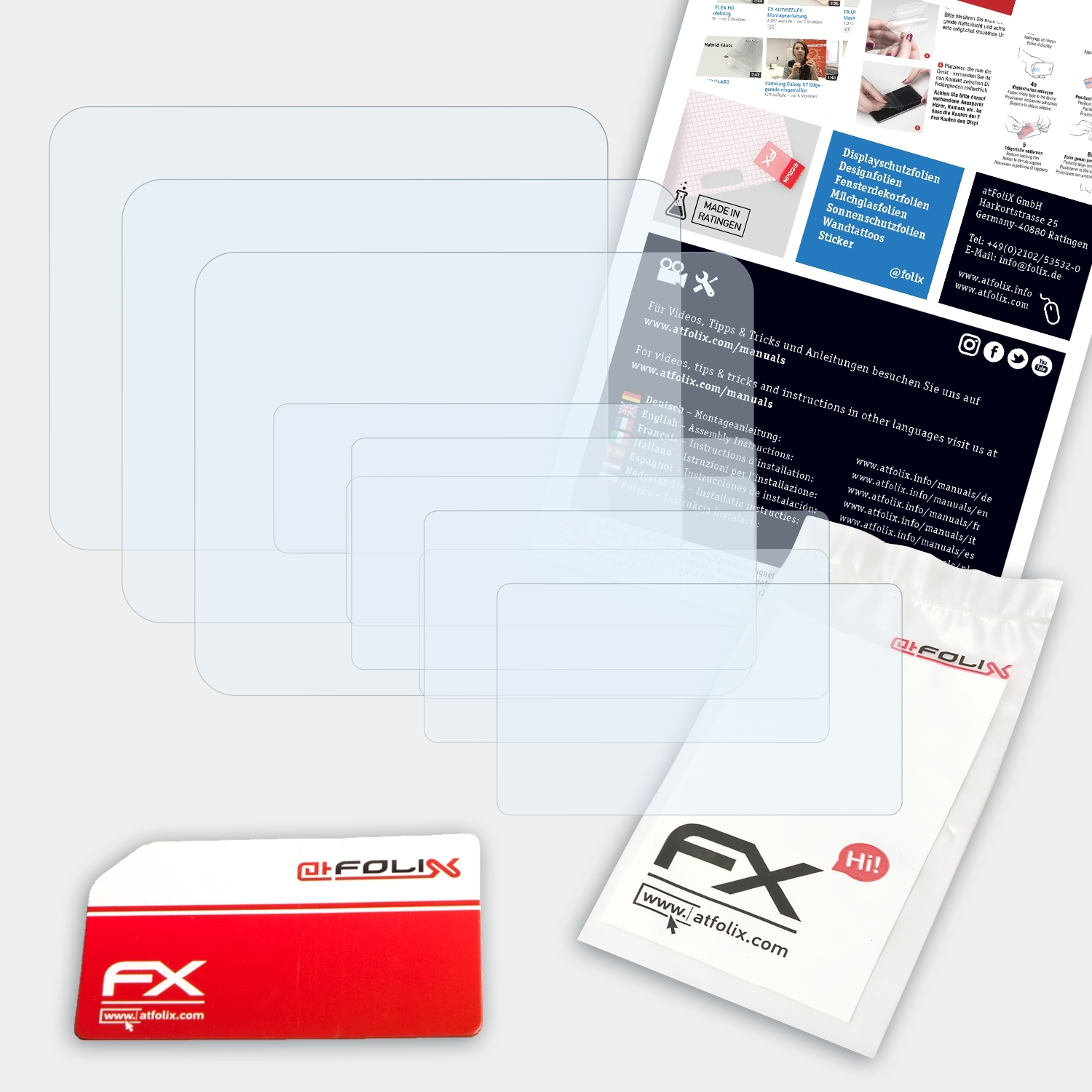 ATFOLIX 3x FX-Clear S3 FinePix Pro) Fujifilm Displayschutz(für