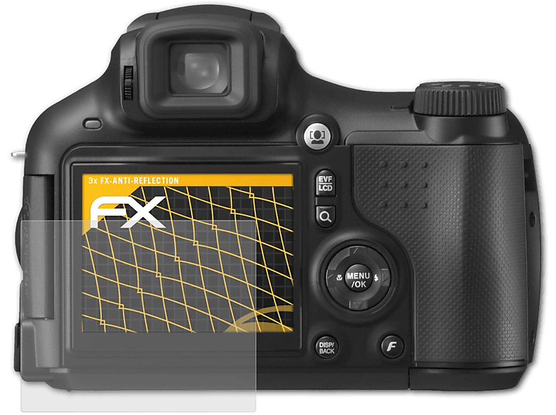 ATFOLIX 3x FX-Antireflex Displayschutz(für Fujifilm FinePix S6500FD)
