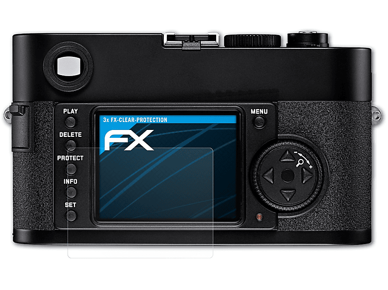ATFOLIX 3x FX-Clear Displayschutz(für Leica M8)
