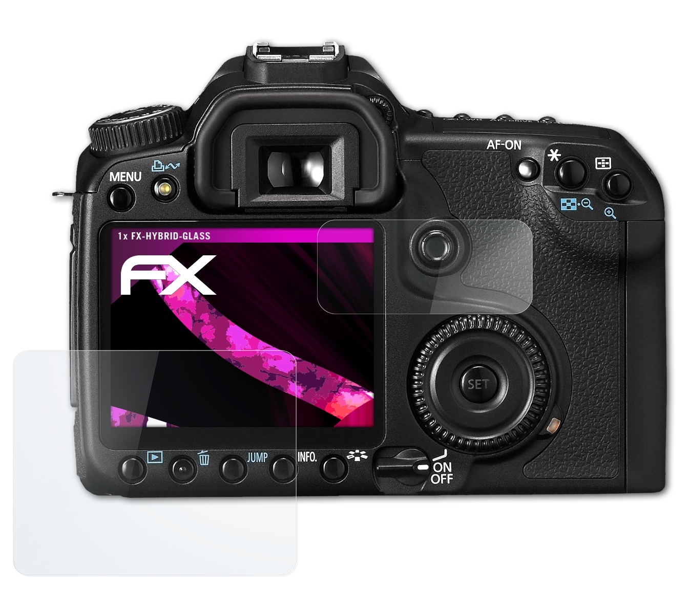 ATFOLIX FX-Hybrid-Glass Schutzglas(für Canon EOS 30D)