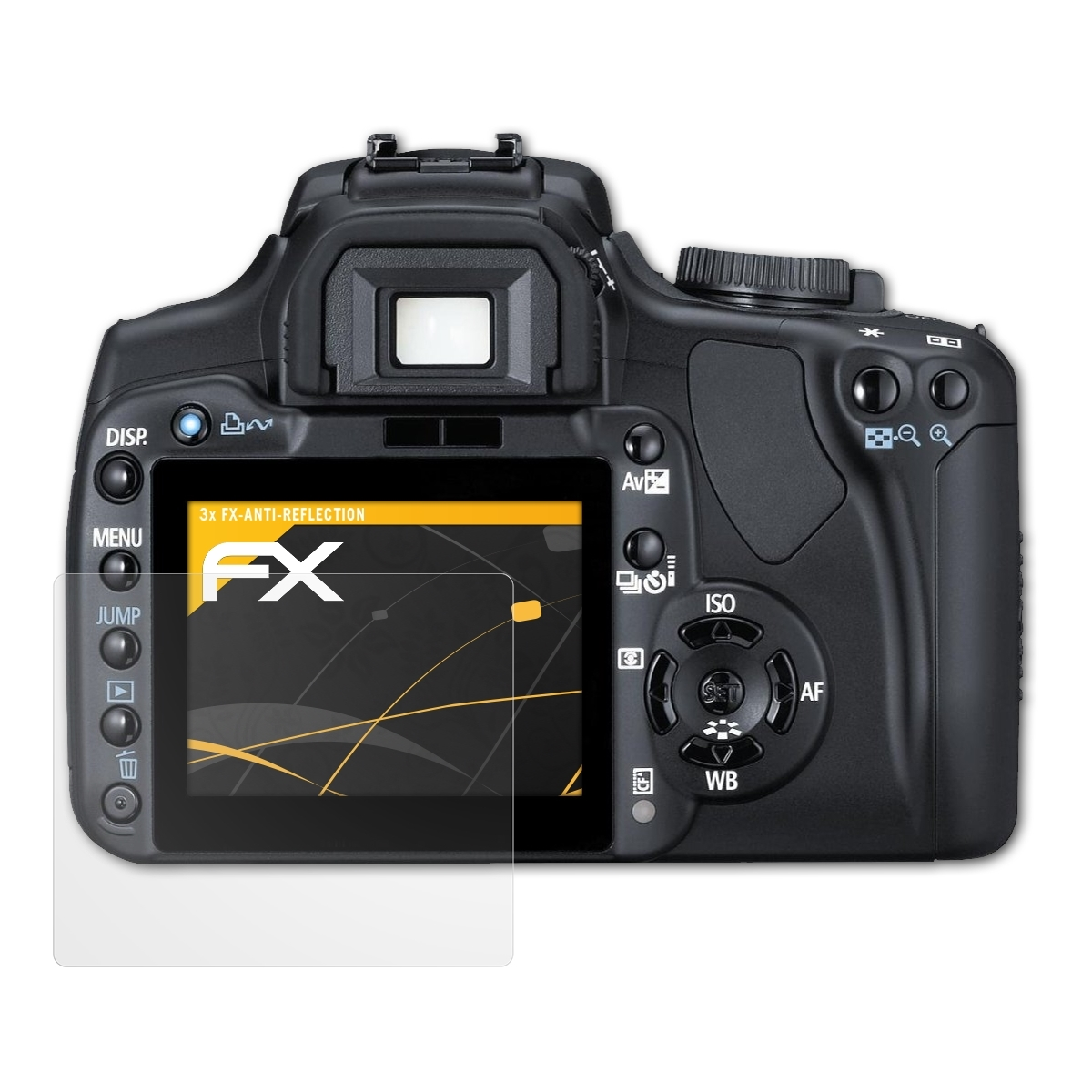 ATFOLIX 3x FX-Antireflex Displayschutz(für EOS Canon 400D)