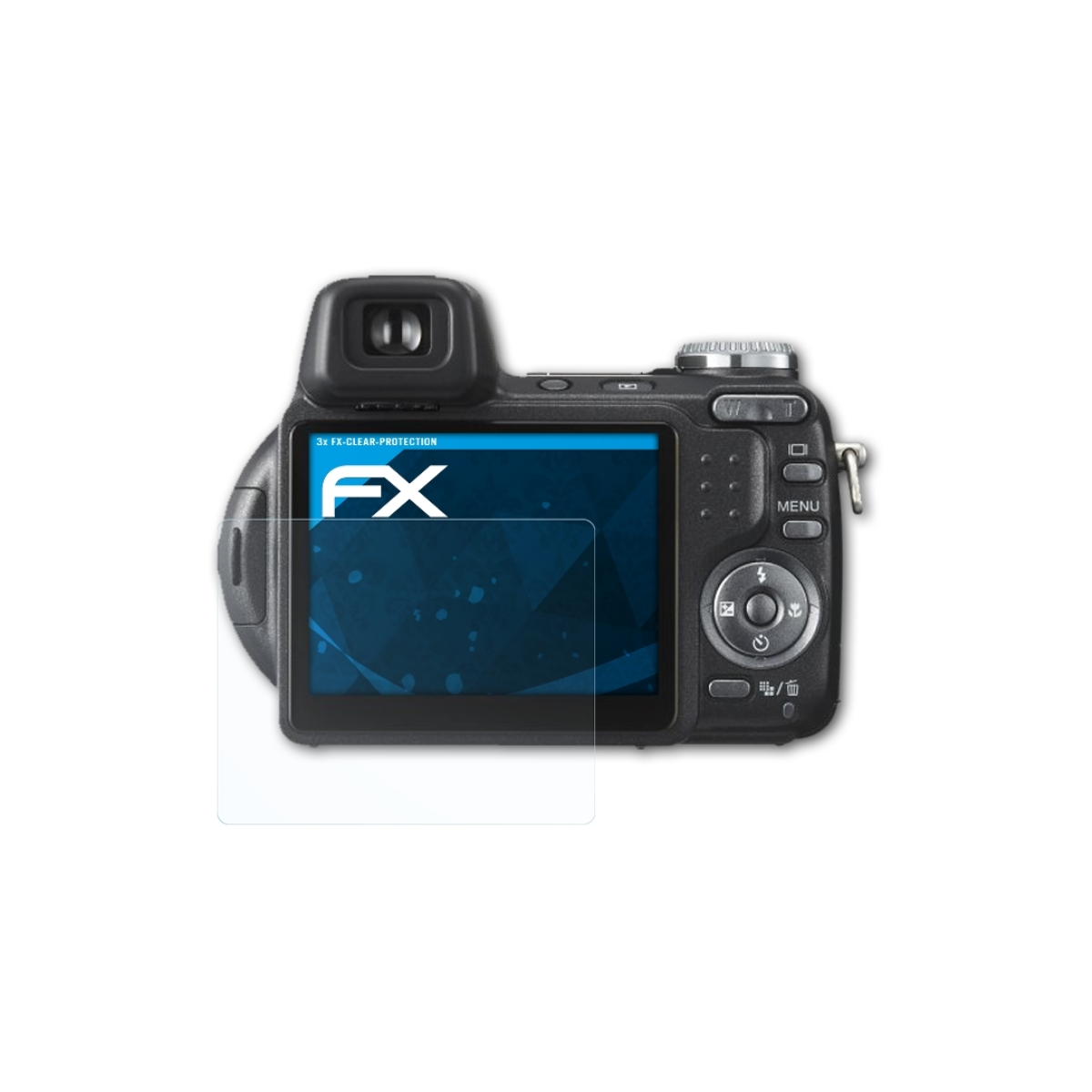 ATFOLIX 3x FX-Clear Displayschutz(für Sony DSC-H5)