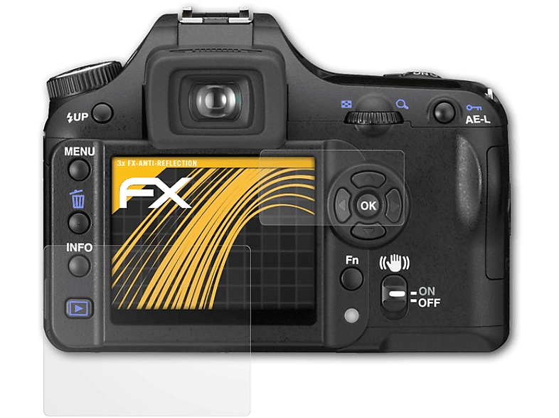 ATFOLIX 3x FX-Antireflex Pentax K100D) Displayschutz(für