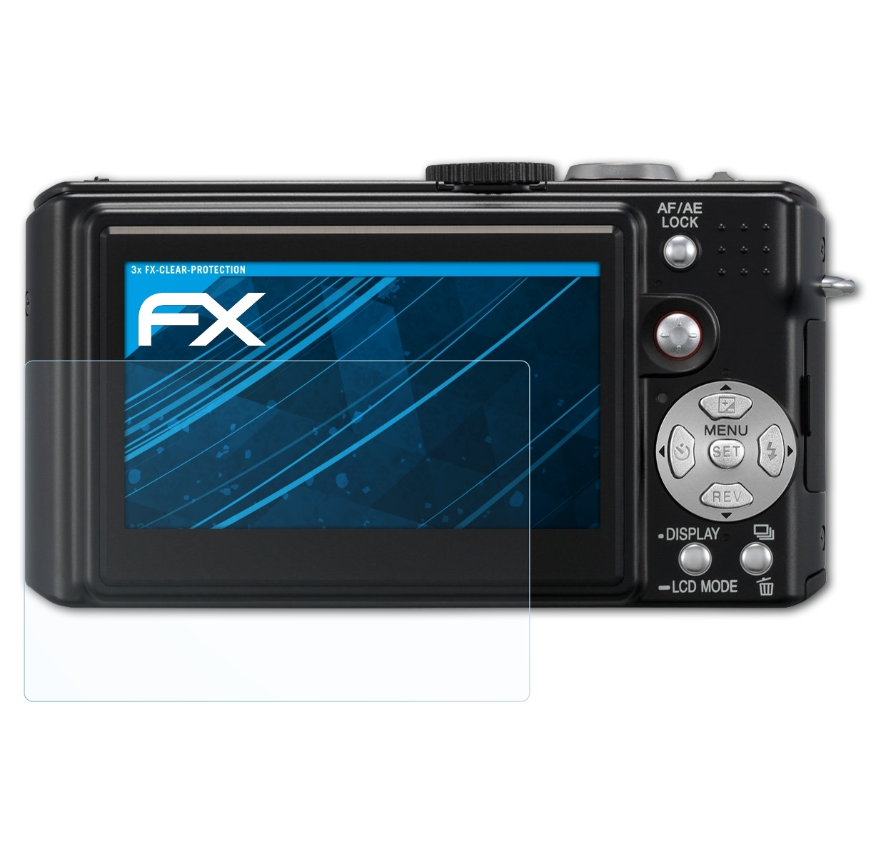 ATFOLIX 3x DMC-LX2) Displayschutz(für FX-Clear Panasonic Lumix