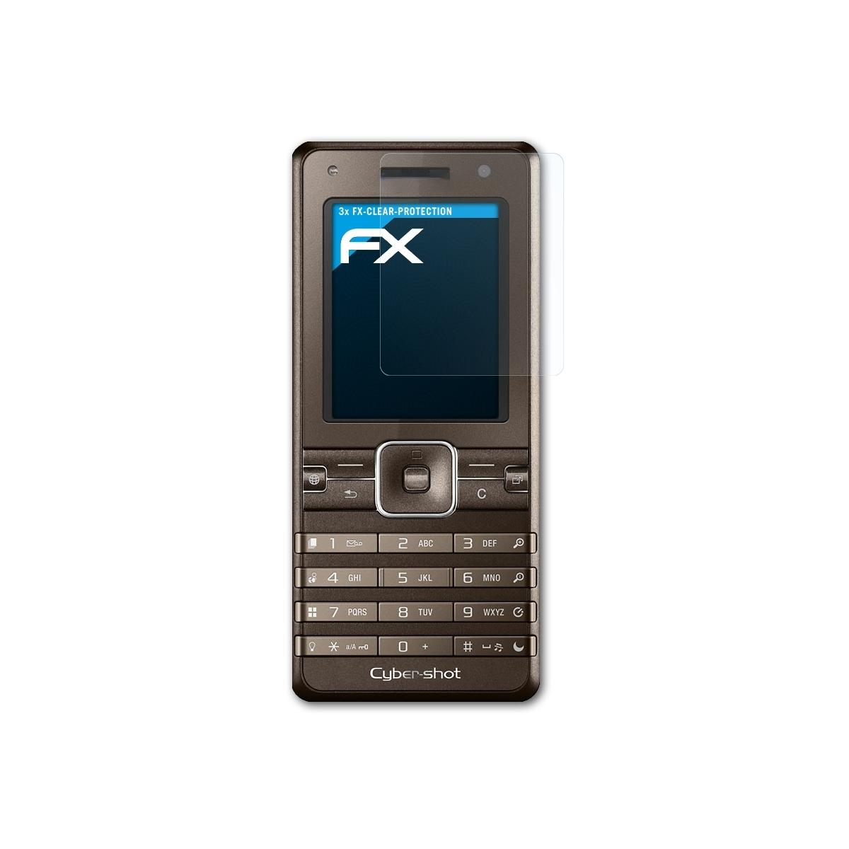 ATFOLIX 3x FX-Clear Displayschutz(für Sony-Ericsson K770i)