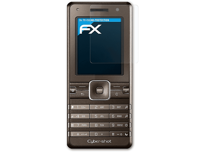 ATFOLIX 3x FX-Clear Displayschutz(für Sony-Ericsson K770i)