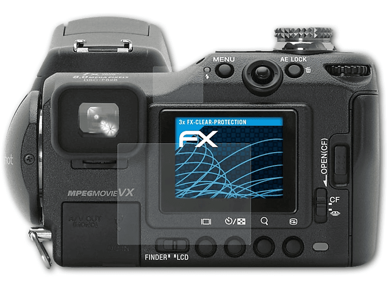 ATFOLIX 3x FX-Clear Displayschutz(für DSC-F828) Sony