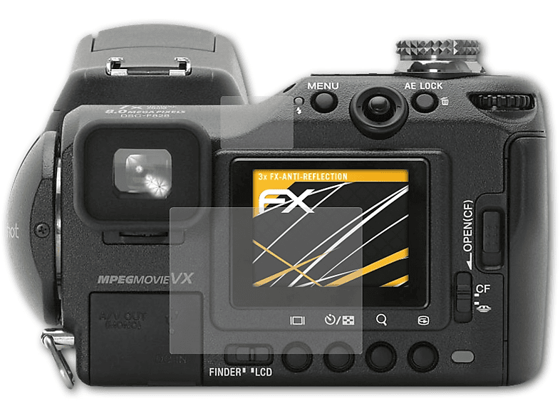 ATFOLIX 3x FX-Antireflex Displayschutz(für Sony DSC-F828)