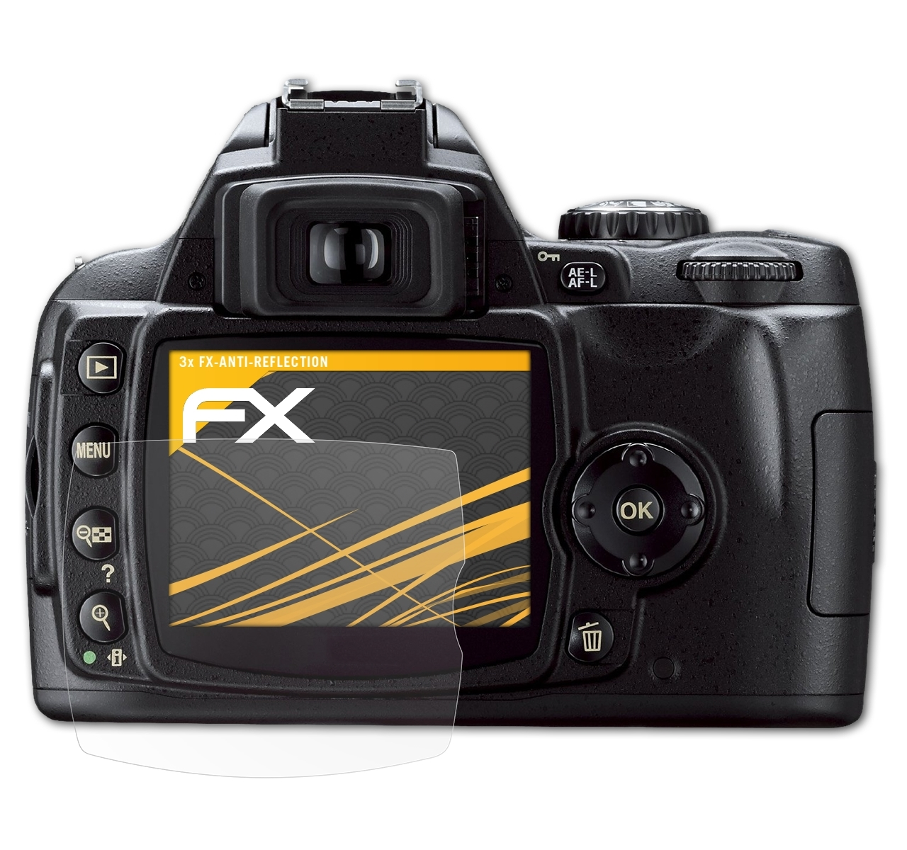 ATFOLIX 3x FX-Antireflex Displayschutz(für Nikon D40X)