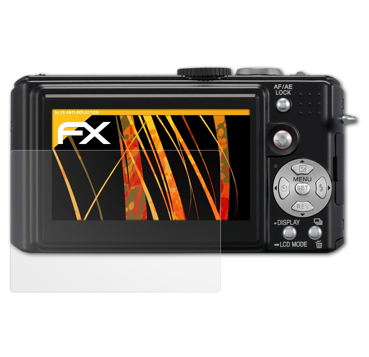 Panasonic Lumix Displayschutz(für DMC-LX2) 3x FX-Antireflex ATFOLIX