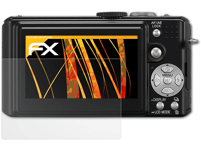 ATFOLIX 3x FX-Antireflex Displayschutz(für Panasonic Lumix DMC-LX2)