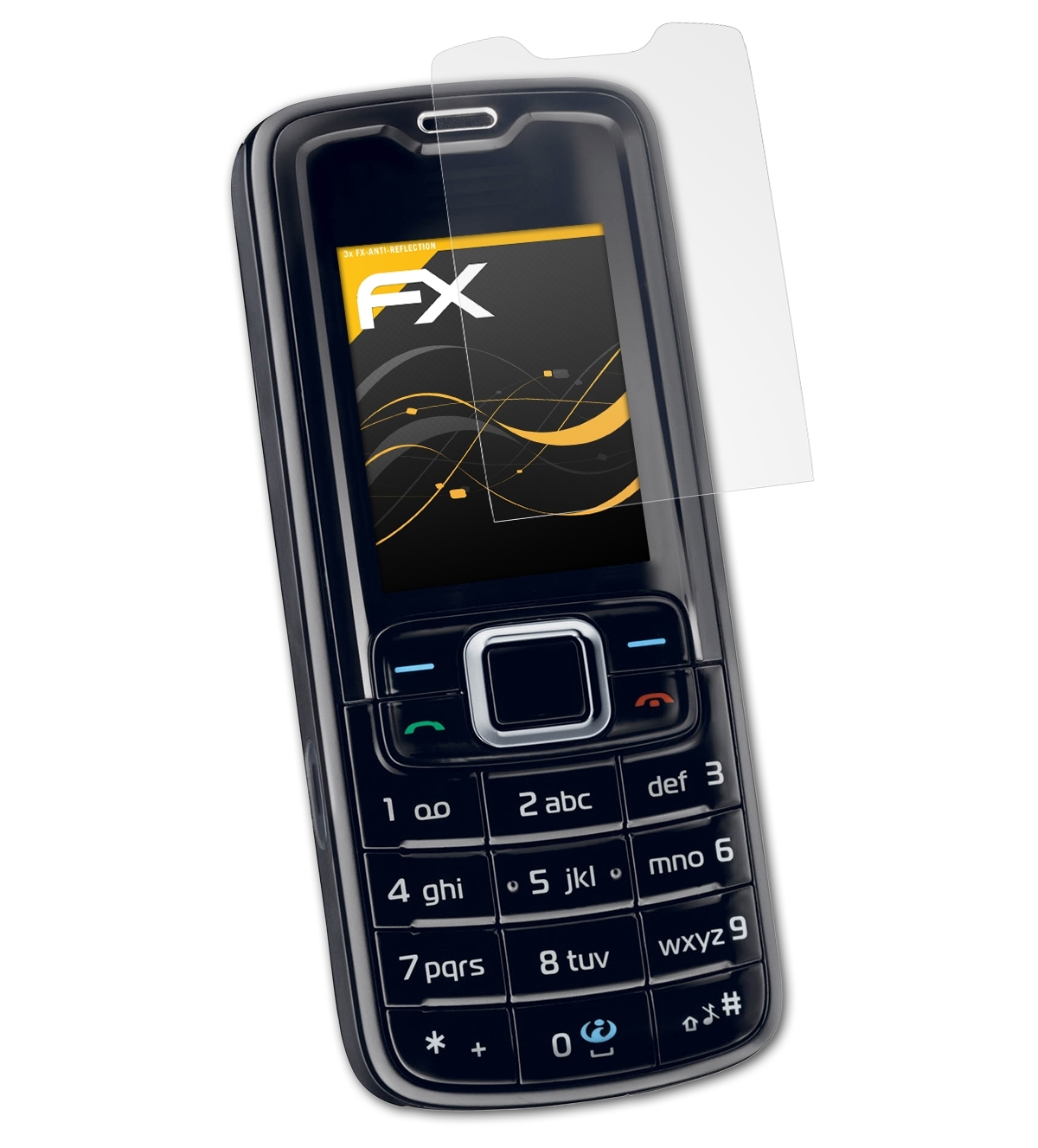 ATFOLIX Classic) Nokia FX-Antireflex Displayschutz(für 3x 3110