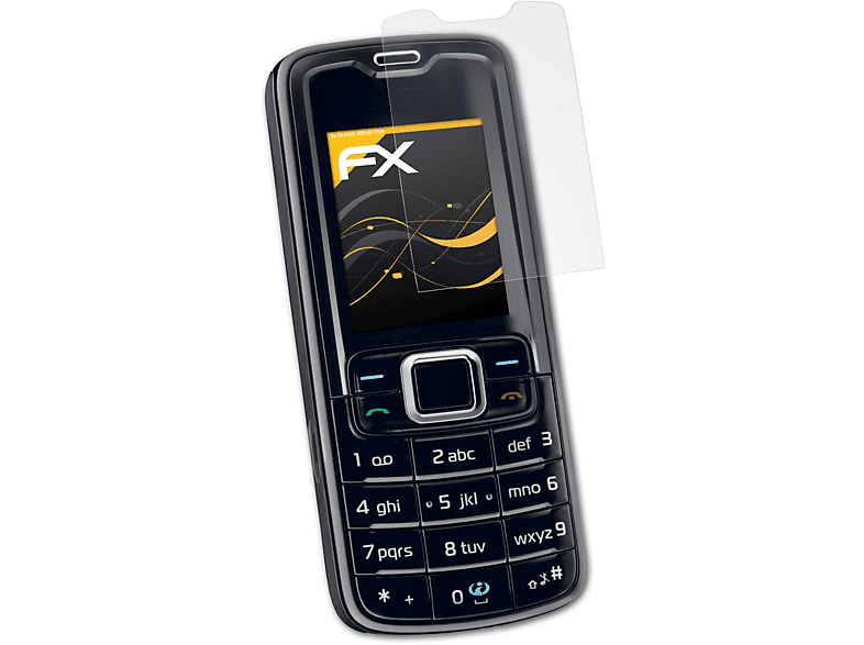 3110 ATFOLIX Classic) FX-Antireflex Nokia 3x Displayschutz(für
