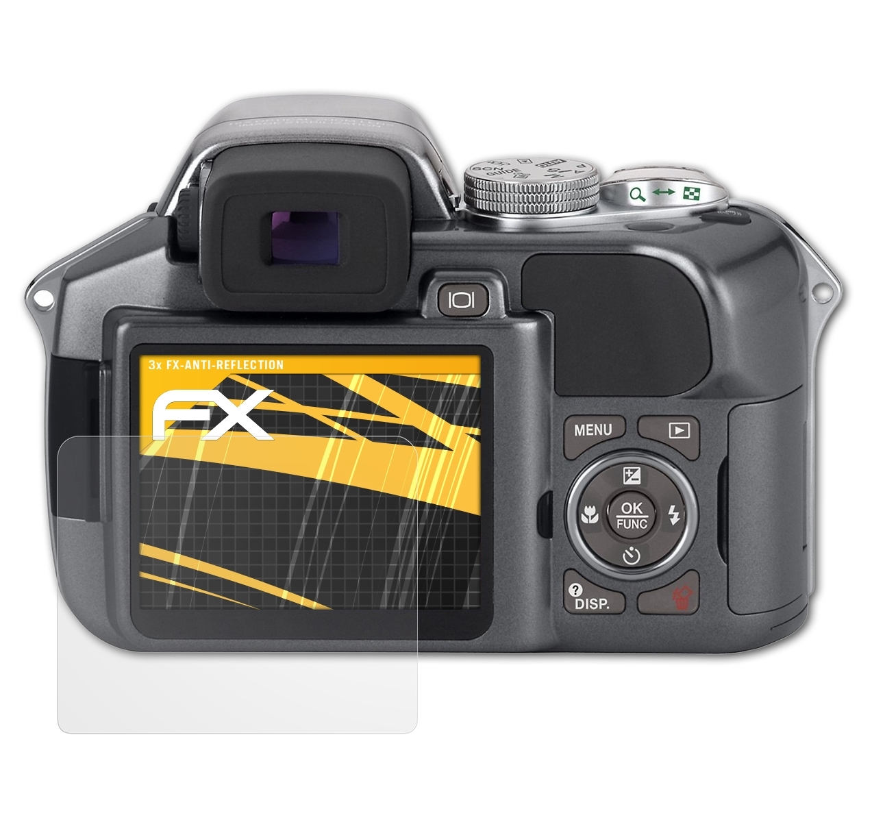 3x FX-Antireflex Olympus SP-550 ATFOLIX UZ) Displayschutz(für
