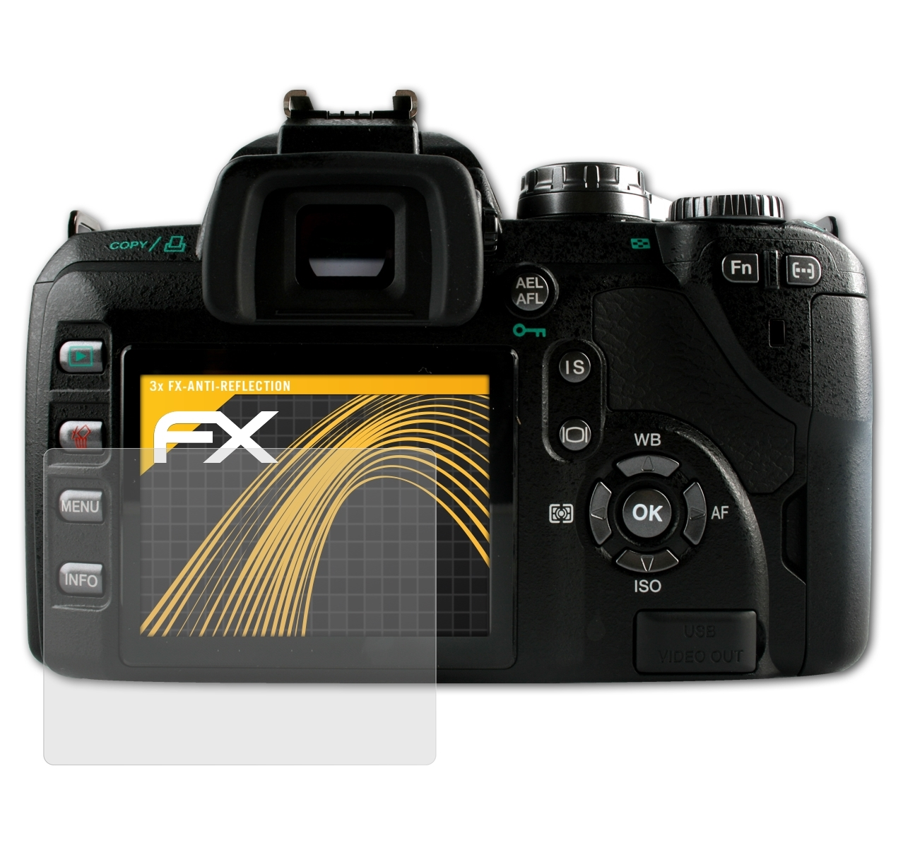 ATFOLIX 3x FX-Antireflex Displayschutz(für E-510) Olympus