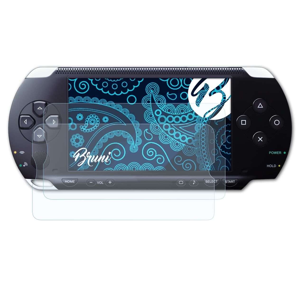 Schutzfolie(für PSP-1000 Sony Basics-Clear BRUNI 2x Display)