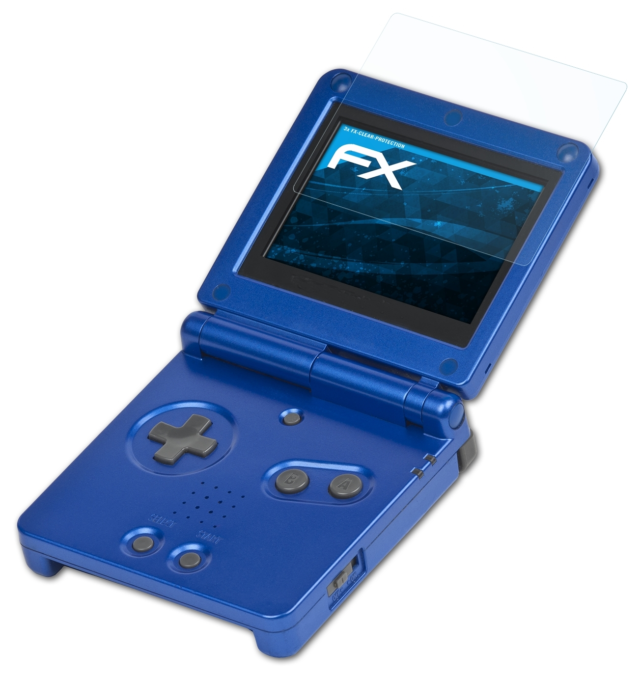 ATFOLIX 3x SP) GBA FX-Clear Nintendo Displayschutz(für