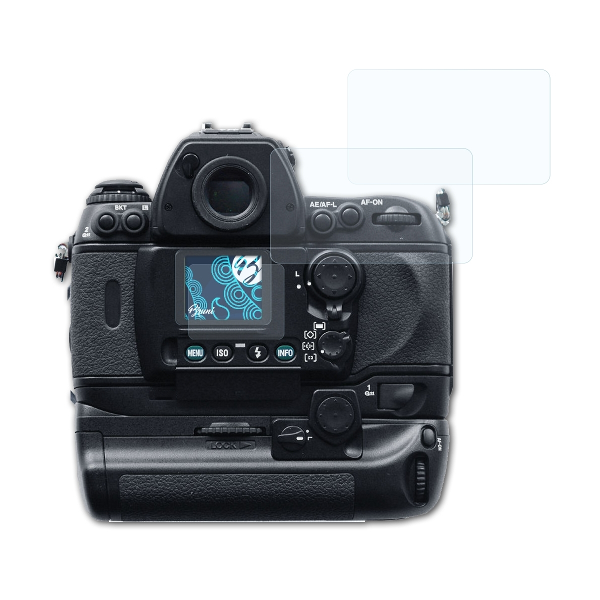 BRUNI Schutzfolie(für 2x F6) Nikon Basics-Clear