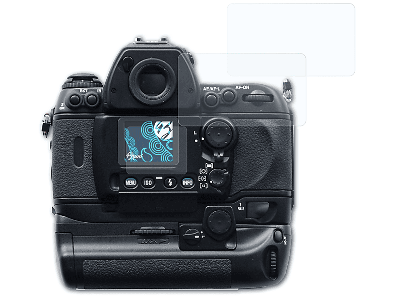 Basics-Clear F6) Nikon BRUNI 2x Schutzfolie(für