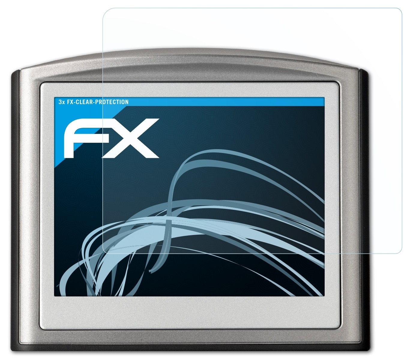 ATFOLIX 3x FX-Clear Displayschutz(für TomTom Edition ONE (2007)) 3rd