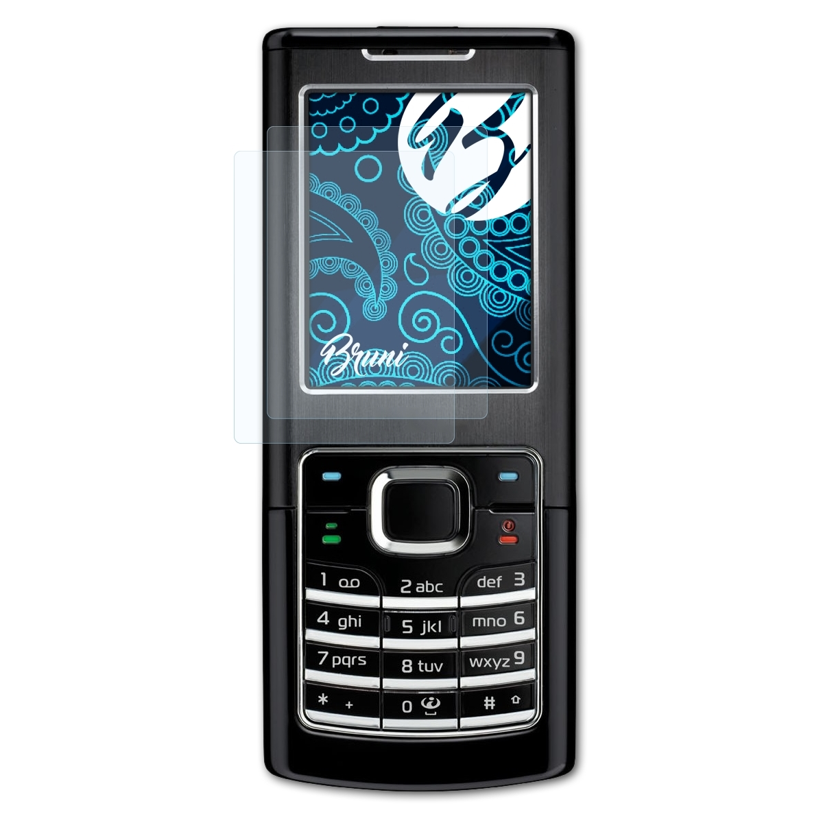 BRUNI Basics-Clear 6500 2x Schutzfolie(für Nokia Classic)