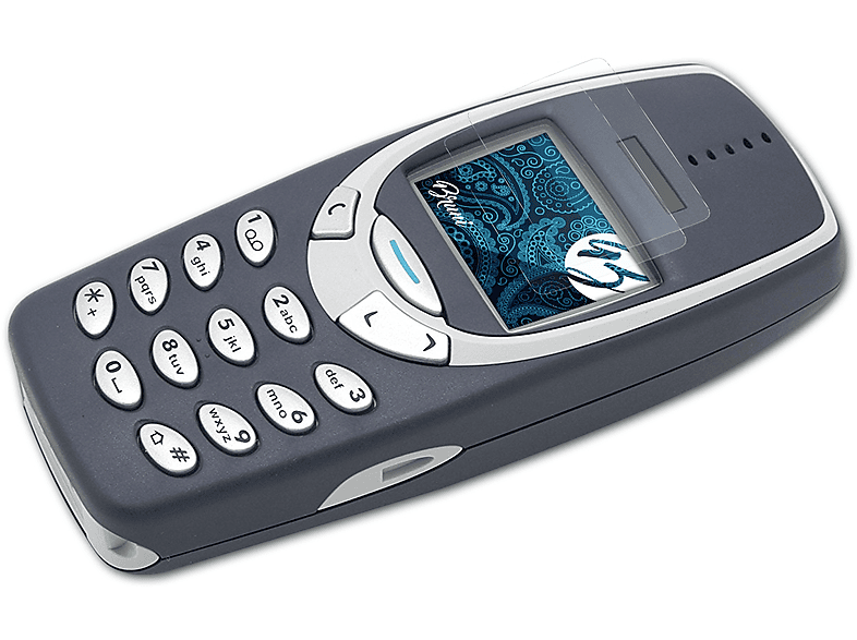 Nokia BRUNI 3310) 2x Basics-Clear Schutzfolie(für