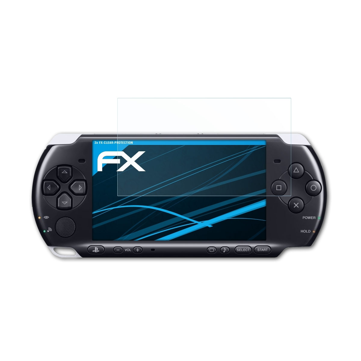 ATFOLIX 3x FX-Clear Displayschutz(für Sony PSP-2000 Lite) & Slim