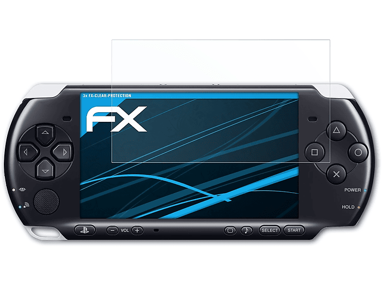 ATFOLIX 3x FX-Clear Displayschutz(für Sony & PSP-2000 Lite) Slim
