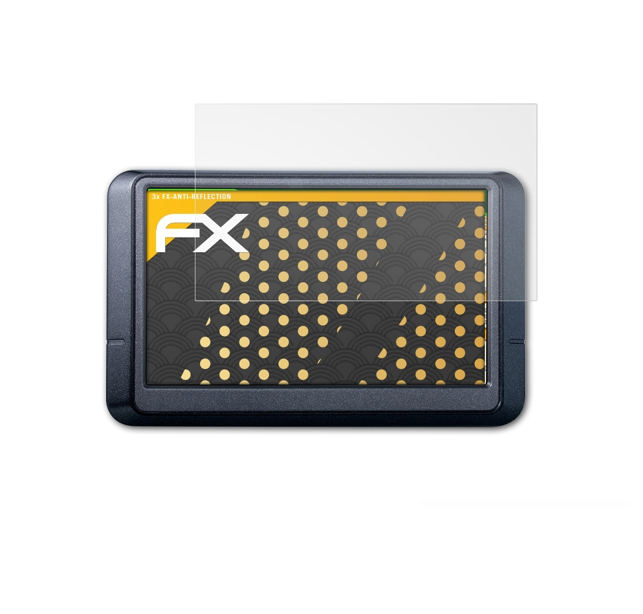 ATFOLIX 3x Displayschutz(für nüvi FX-Antireflex 255W) Garmin