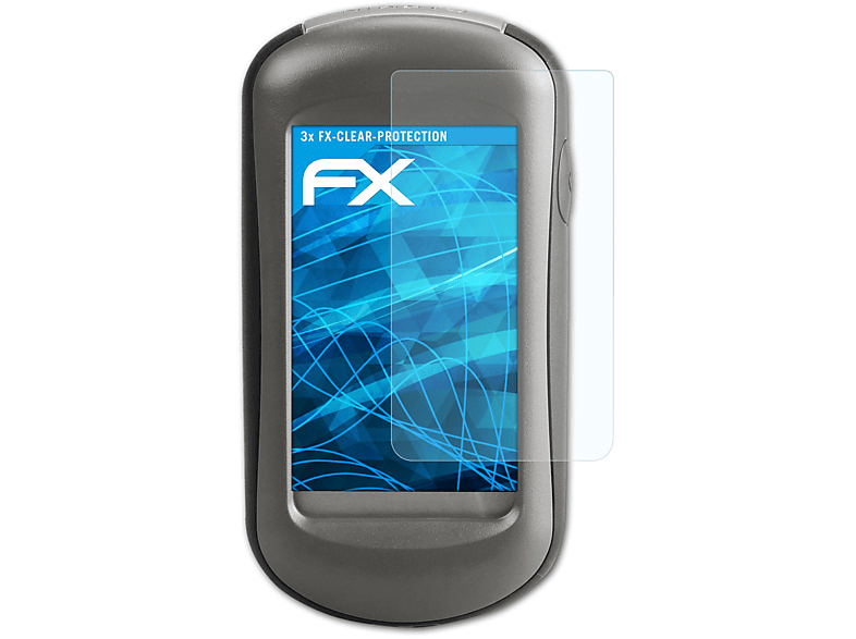 3x 400t) ATFOLIX Displayschutz(für Oregon Garmin FX-Clear
