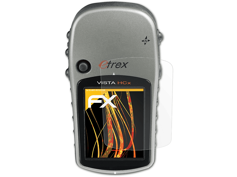 ATFOLIX Vista Garmin Etrex Displayschutz(für 3x CX) FX-Antireflex
