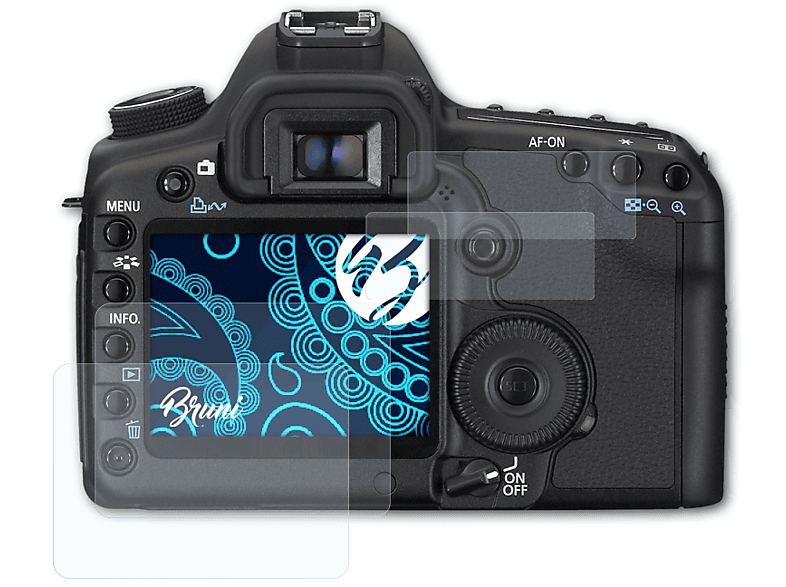 5D 2x Canon Schutzfolie(für II) EOS Mark Basics-Clear BRUNI