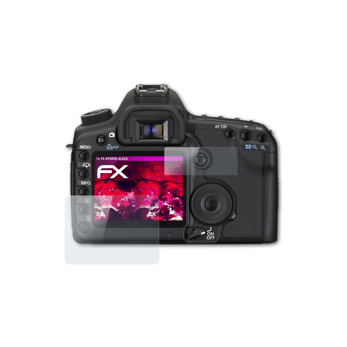ATFOLIX FX-Hybrid-Glass Mark Schutzglas(für 5D II) Canon EOS