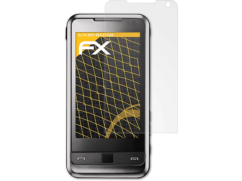 (SGH-i900)) FX-Antireflex ATFOLIX Displayschutz(für Samsung Omnia 3x