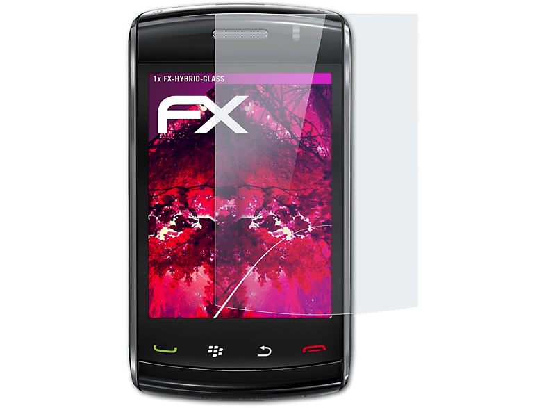 FX-Hybrid-Glass Schutzglas(für Blackberry 9520 ATFOLIX Storm2)