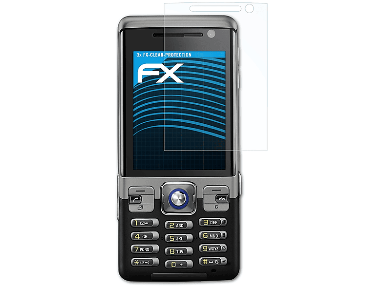 C702) Sony-Ericsson ATFOLIX 3x FX-Clear Displayschutz(für