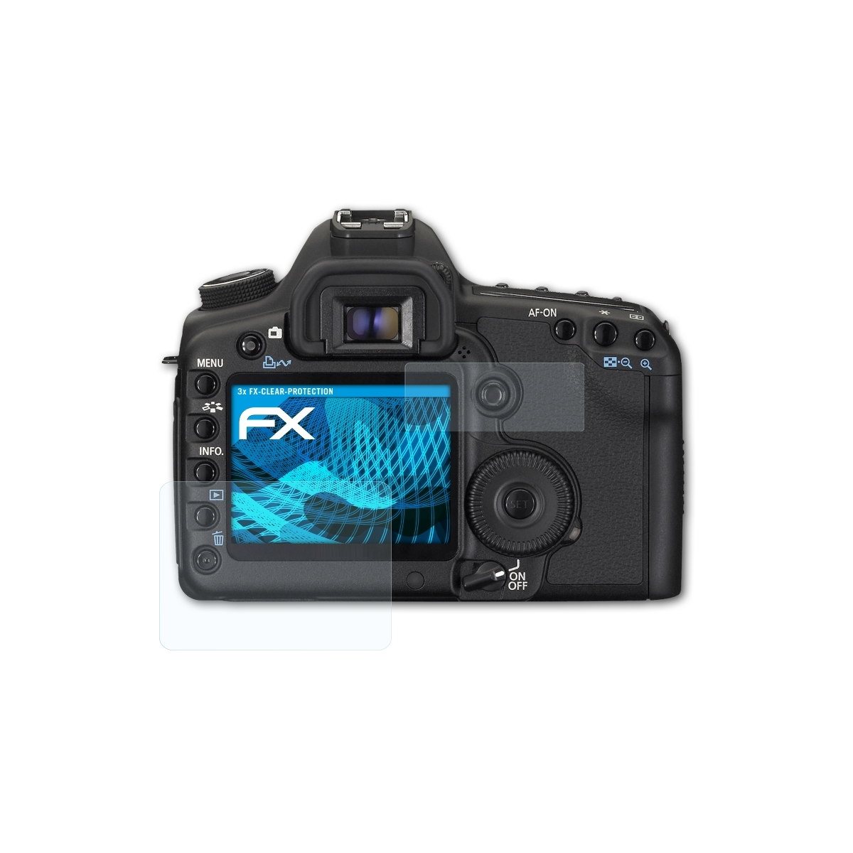 Mark EOS 5D ATFOLIX Displayschutz(für 3x II) Canon FX-Clear