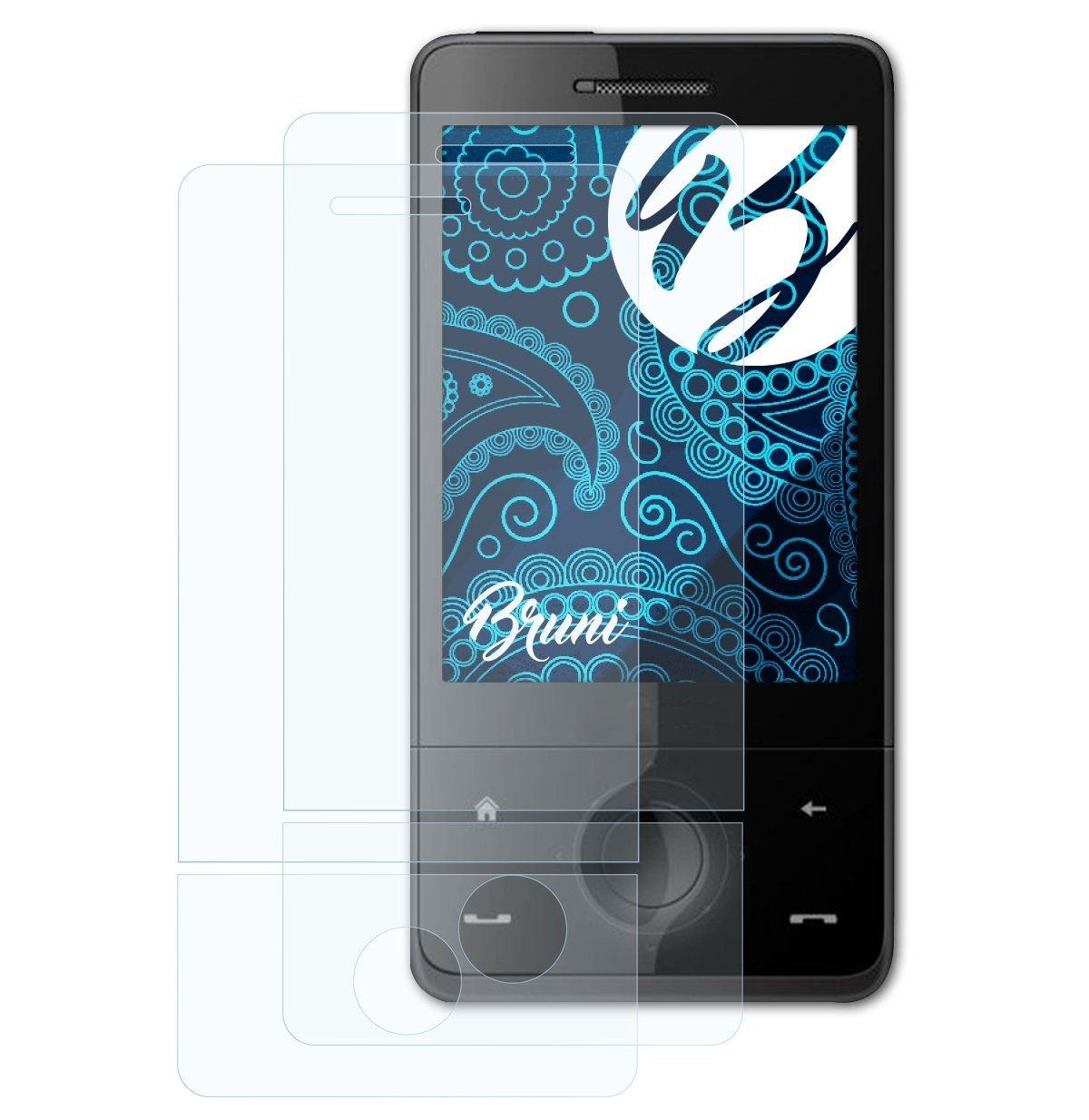 Schutzfolie(für BRUNI Touch-Pro Basics-Clear HTC T7272) 2x
