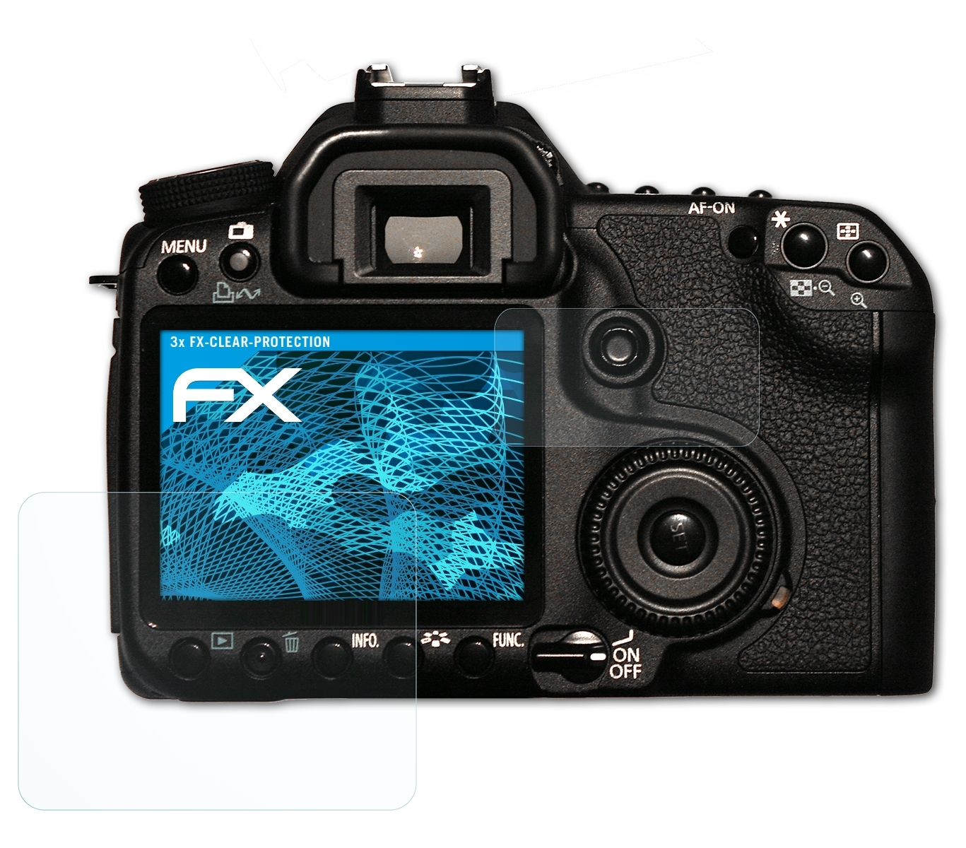 ATFOLIX 3x FX-Clear Displayschutz(für Canon 50D) EOS