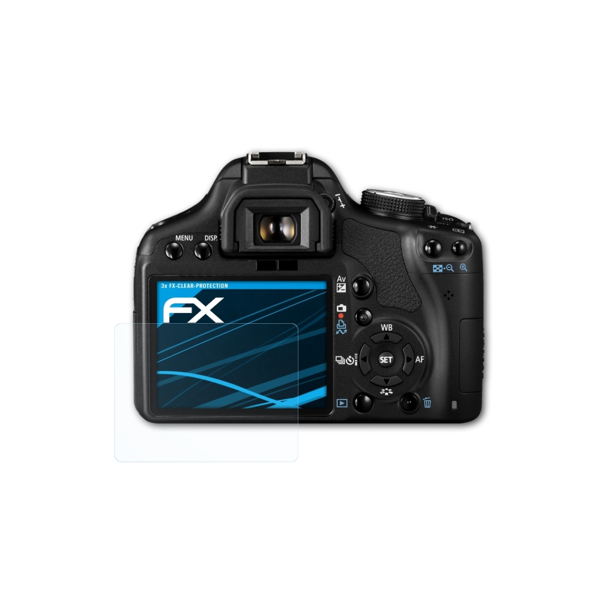 Canon EOS 3x FX-Clear Displayschutz(für ATFOLIX 450D)