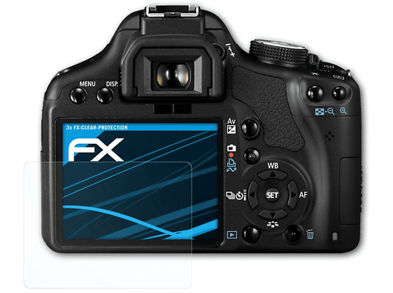 EOS 450D) Displayschutz(für ATFOLIX Canon FX-Clear 3x