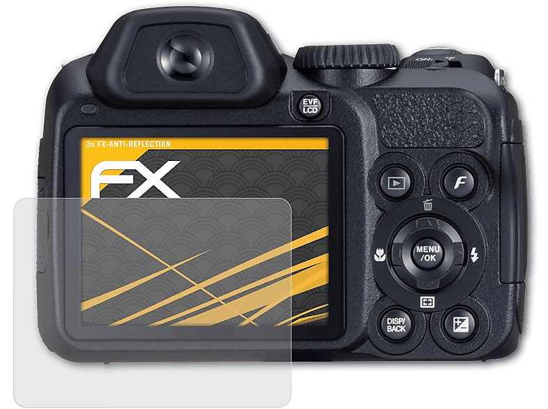 ATFOLIX 3x FX-Antireflex FinePix Displayschutz(für S2000HD) Fujifilm