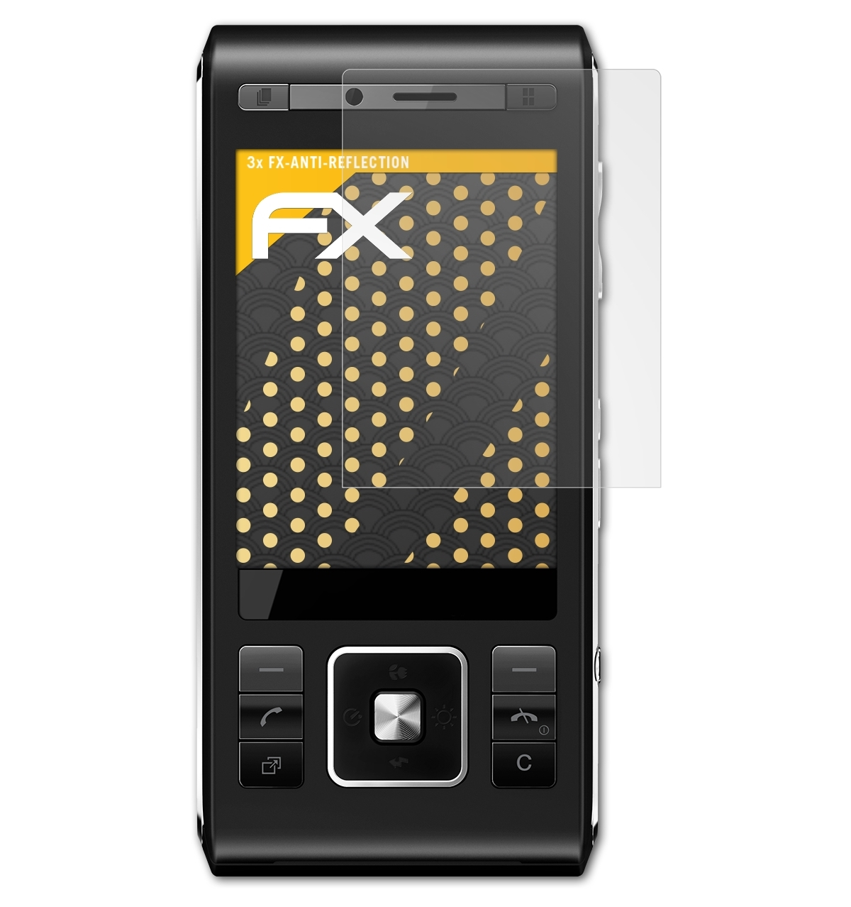 C905) FX-Antireflex 3x Displayschutz(für Sony-Ericsson ATFOLIX