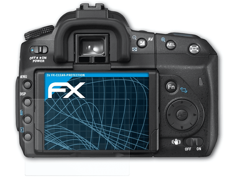 ATFOLIX 3x FX-Clear Displayschutz(für Sony Alpha a350 (DSLR-A350))