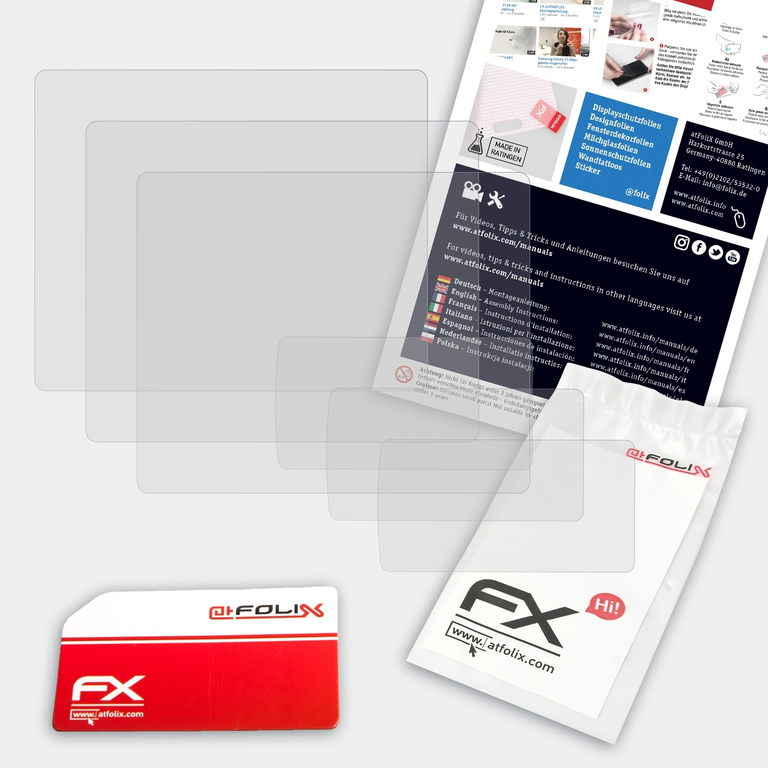 3x FX-Antireflex ATFOLIX K200D) Displayschutz(für Pentax