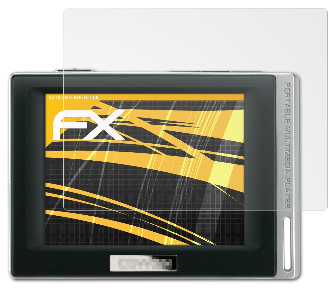 ATFOLIX 3x FX-Antireflex Displayschutz(für DAB) Cowon D2