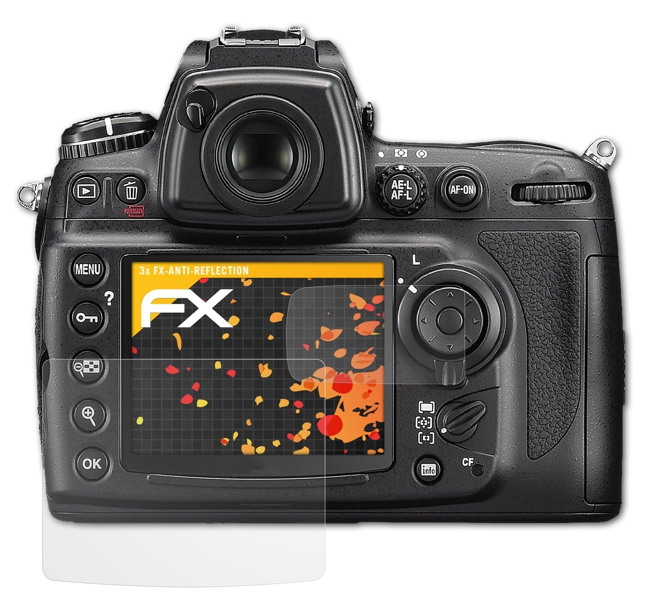 Displayschutz(für 3x D700) Nikon ATFOLIX FX-Antireflex