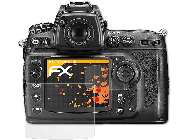 ATFOLIX 3x FX-Antireflex Displayschutz(für Nikon D700)